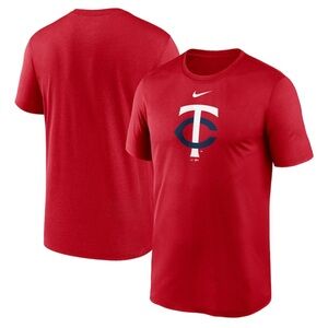 Men's Minnesota Twins Nike Red Legend Fuse Large Logo Performance T-Shirt